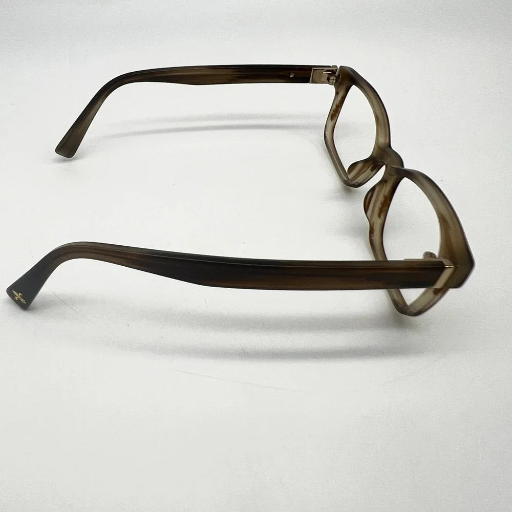Seraphin Eyeglasses Brown Striated Handmade In Japan Women Eyewear Frames Only